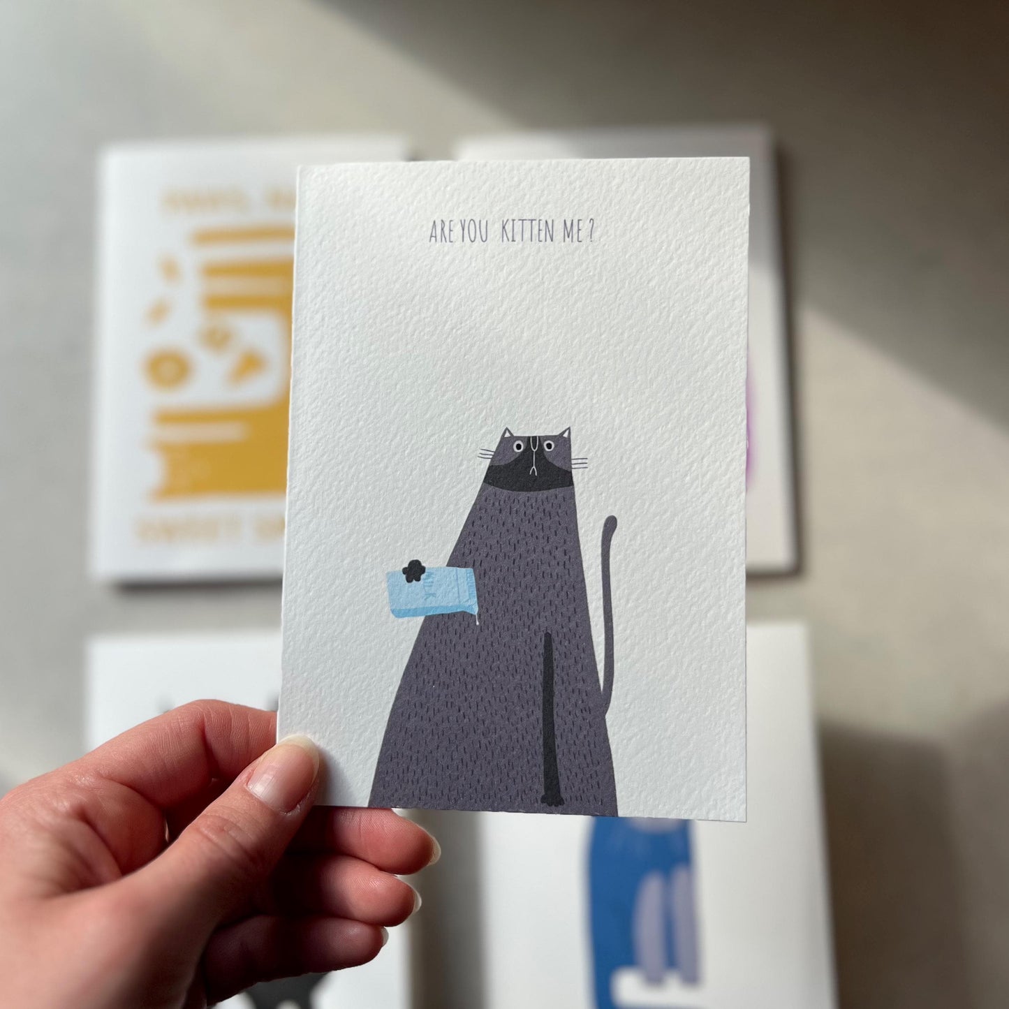 Are You Kitten Me?  Cute Cat Greeting Card