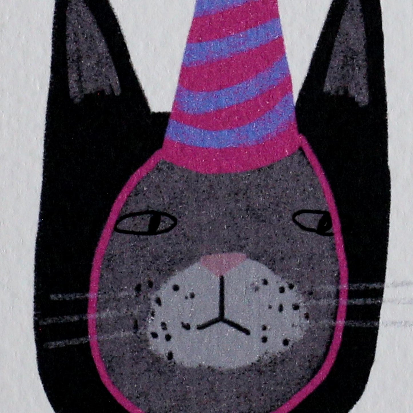 Funky Cat Birthday Greeting Card