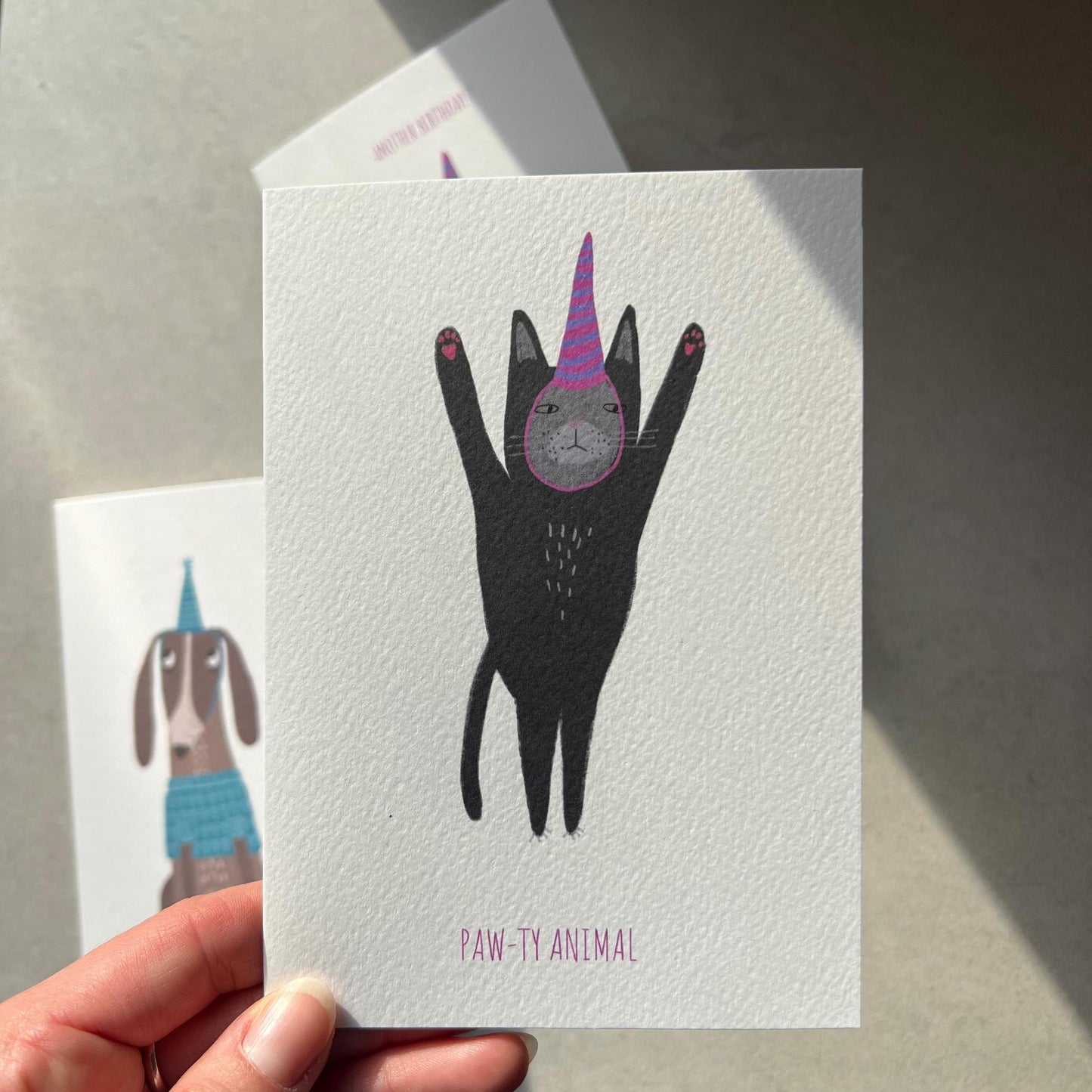"Paw-ty Animal" Funky Greeting Card