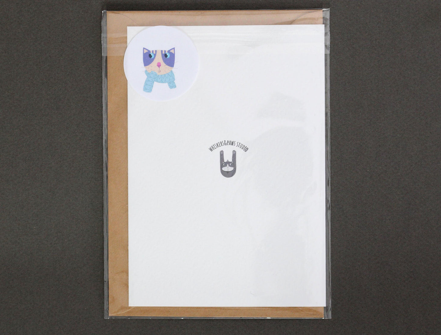 Love You to the sky and back Cat Greeting Card