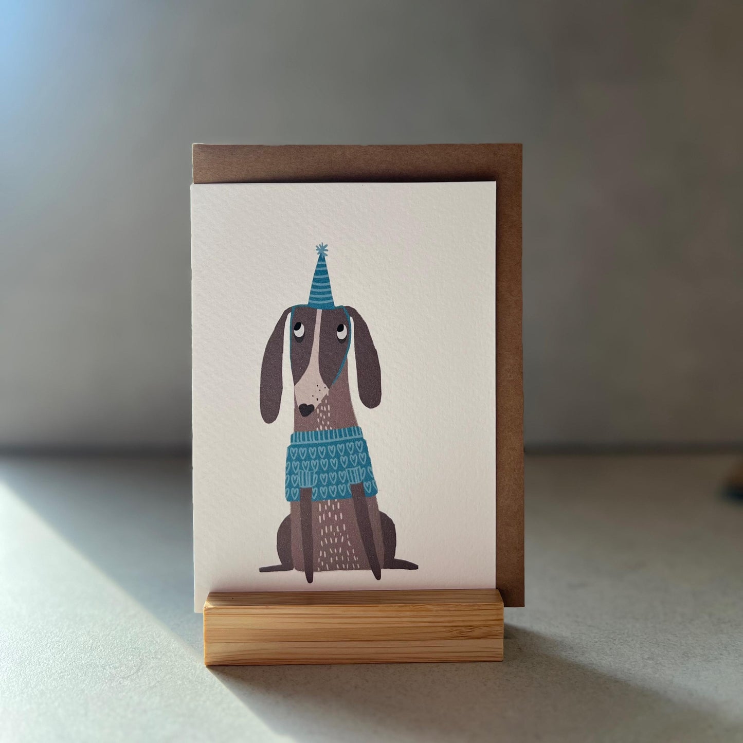 Funky Dog Birthday Greeting Card