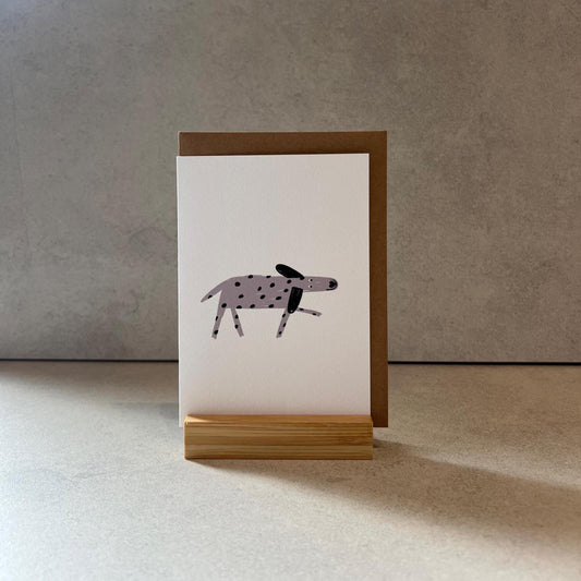Happy Dalmatian Greeting Card