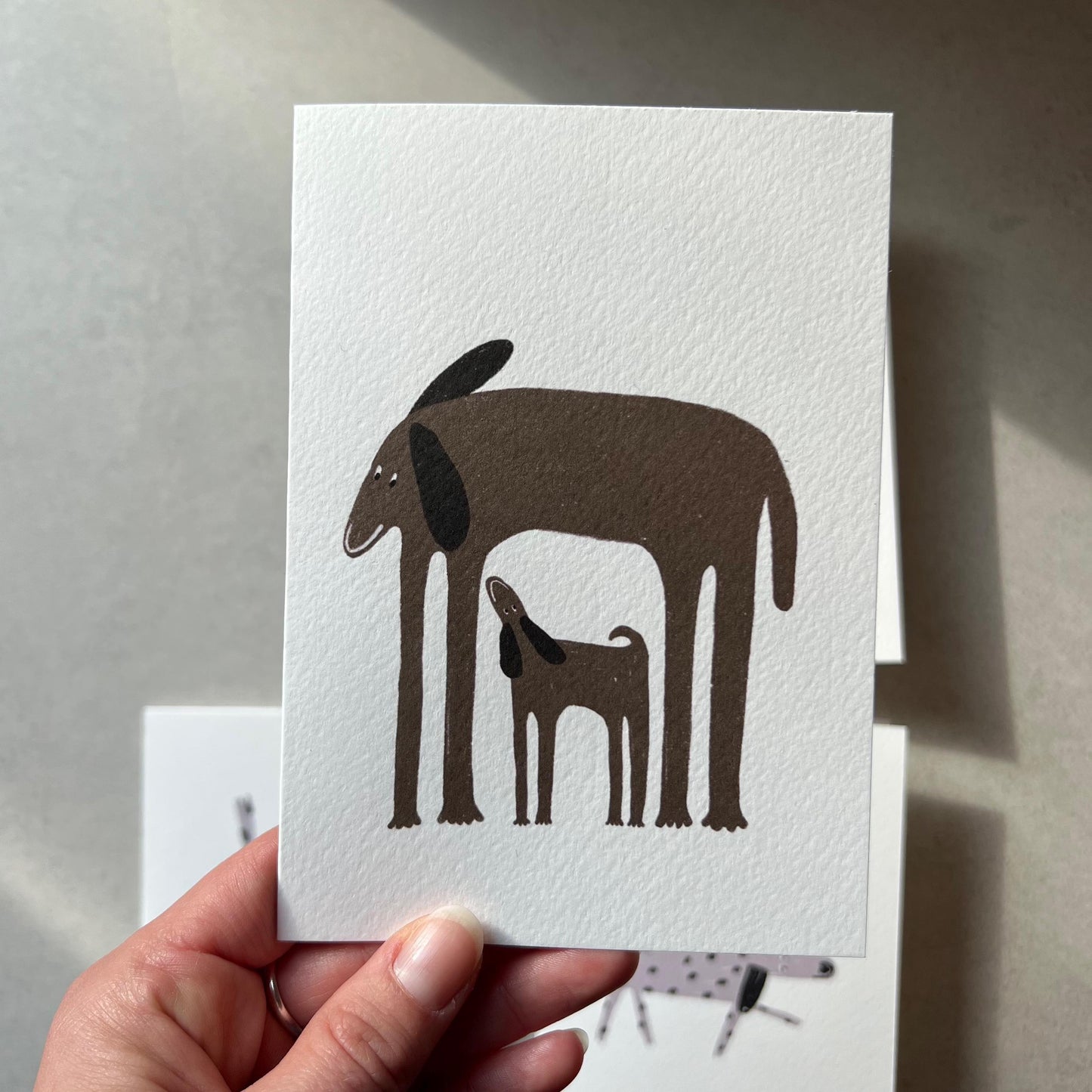 Mother Puppy Love Greeting  Card