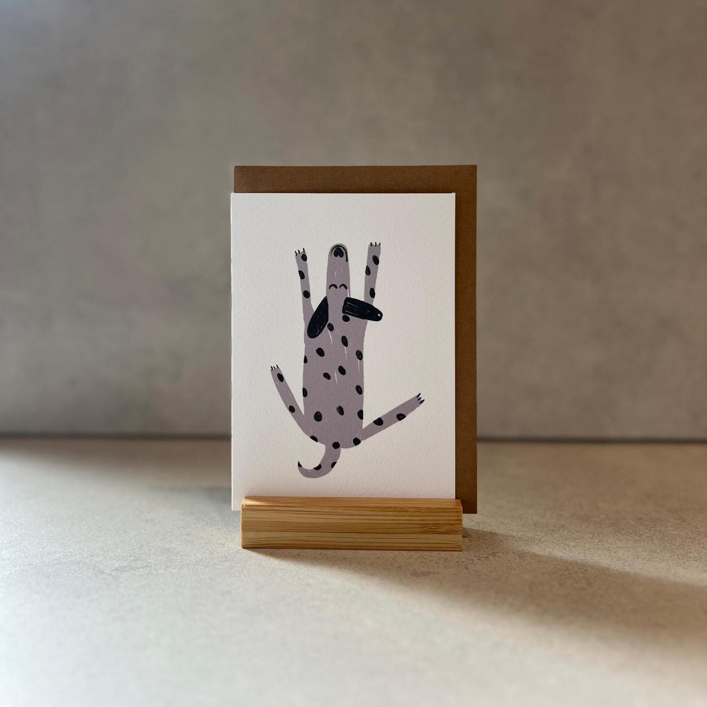 Sleepy Dalmatian Greeting Card