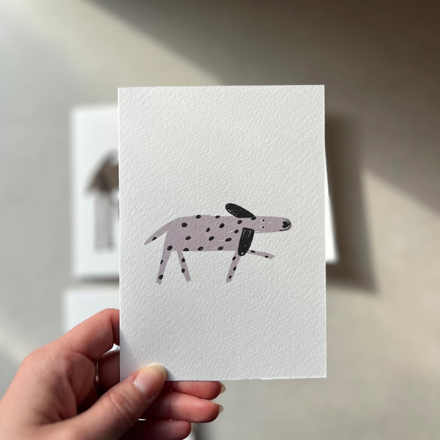 Happy Dalmatian Greeting Card
