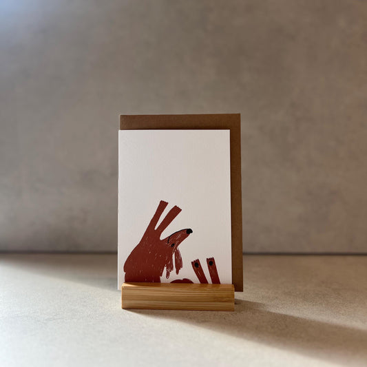 Happy Dog Greeting Card